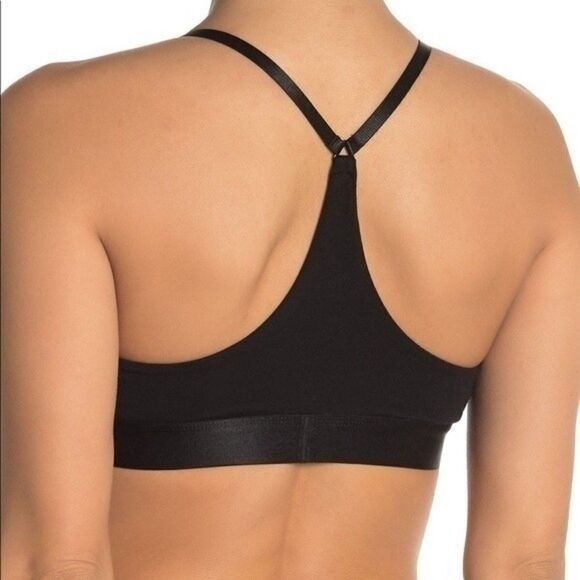 NORDSTROM’S FREE PRESS WIRELESS BLACK SEAMLESS RACERBACK PULLOVER BRALETTE SMALL - Picture 5 of 7